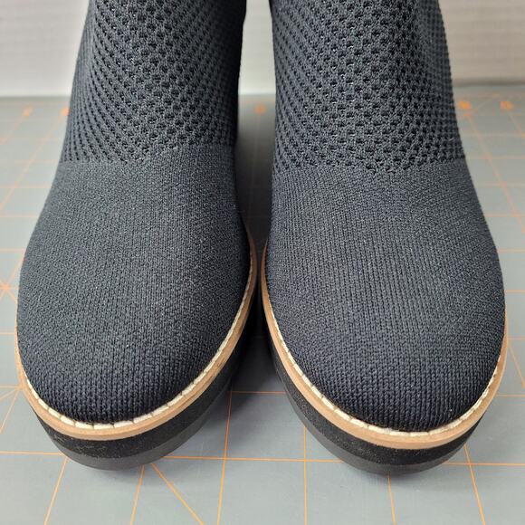 Eileen Fisher London Recycled Mesh Stretch Knit Bootie EF48030 size 8.5 Black - Picture 6 of 16